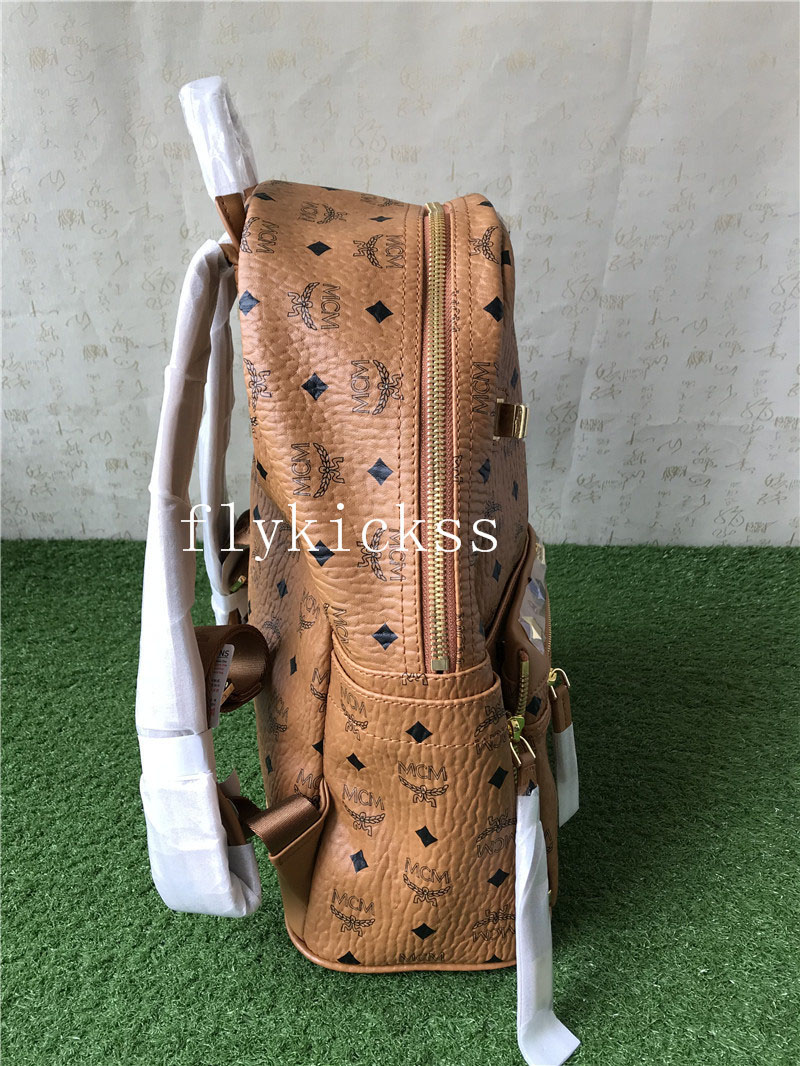 MCM Brown Backpack Biggest Size